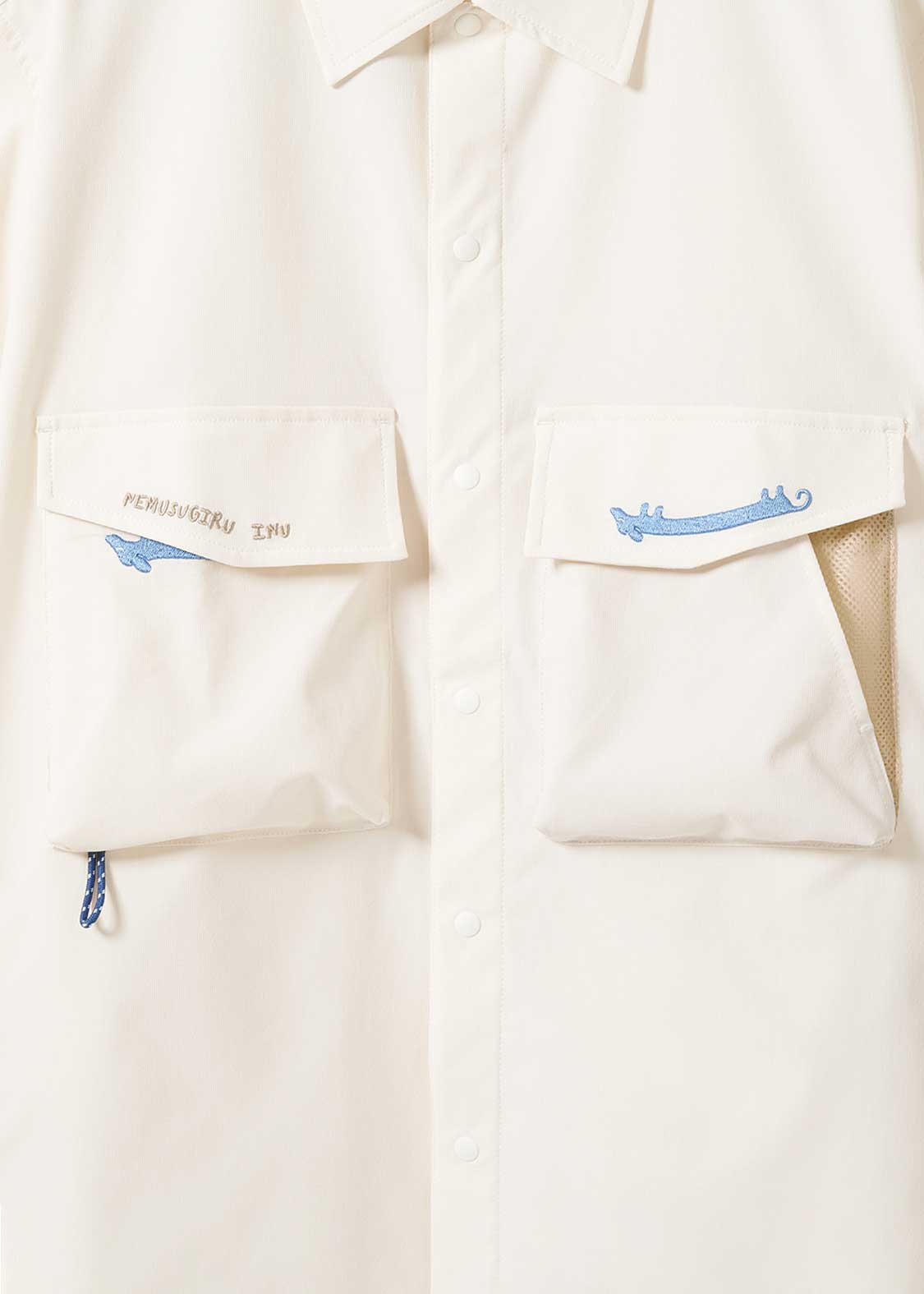 3 Pockets Short Sleeve Shirt (Nemusugiru Inu)