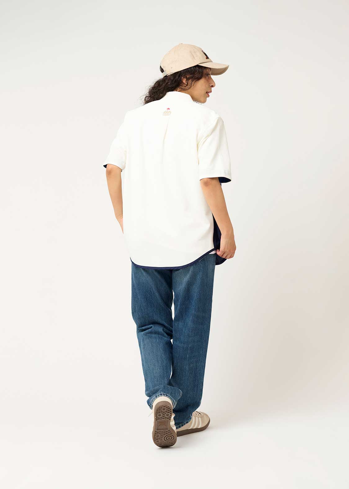 Pique Combi Short Sleeve Shirt (Ikaku Nanikore)