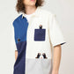 Pique Combi Short Sleeve Shirt (Ikaku Nanikore)