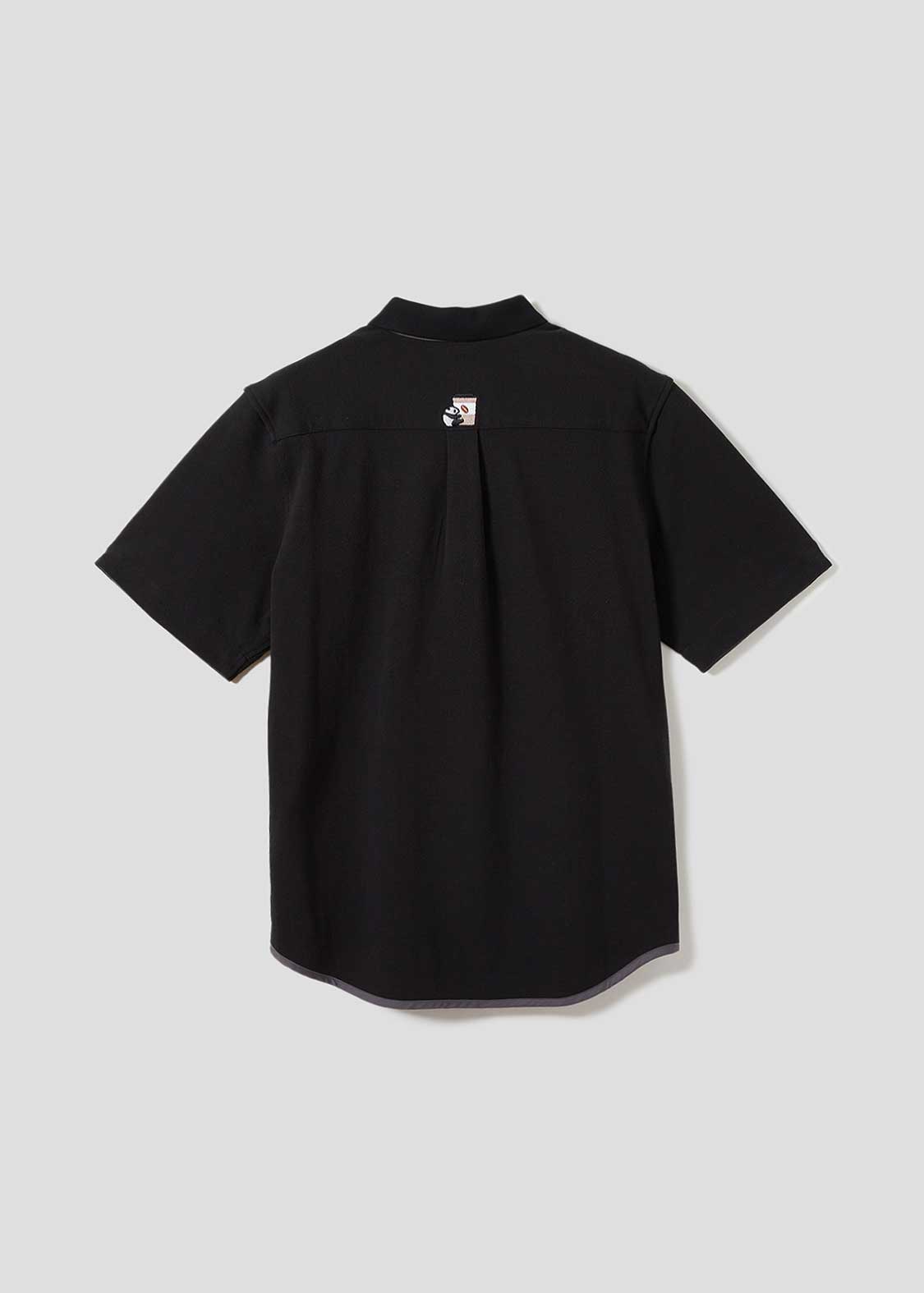 Pique Combi Short Sleeve Shirt (Rolling Pandas Cafe)