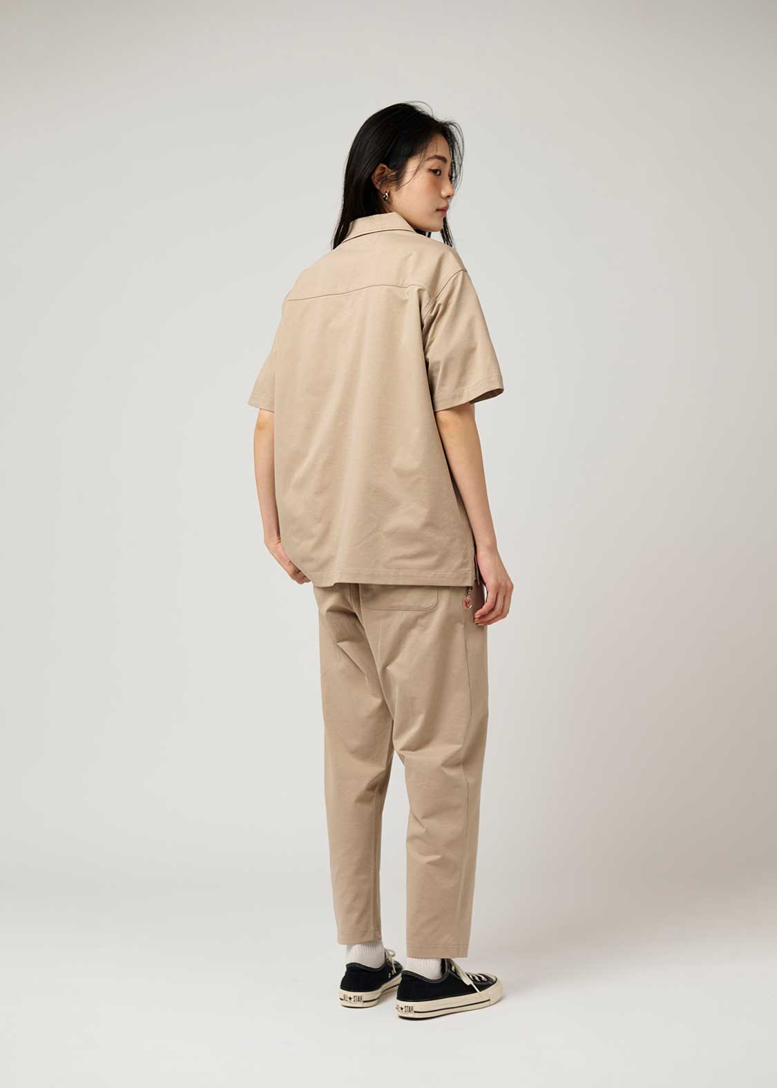 Dry Open Collar Short Sleeve Shirt (Ikaku Power)