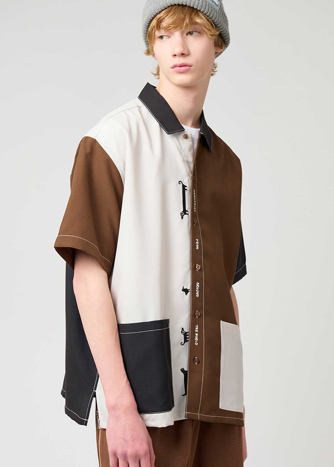 Poly Tro Big Silhouette Short Sleeve Shirt (Nagasugiru Inu Tomodachi from Another World)