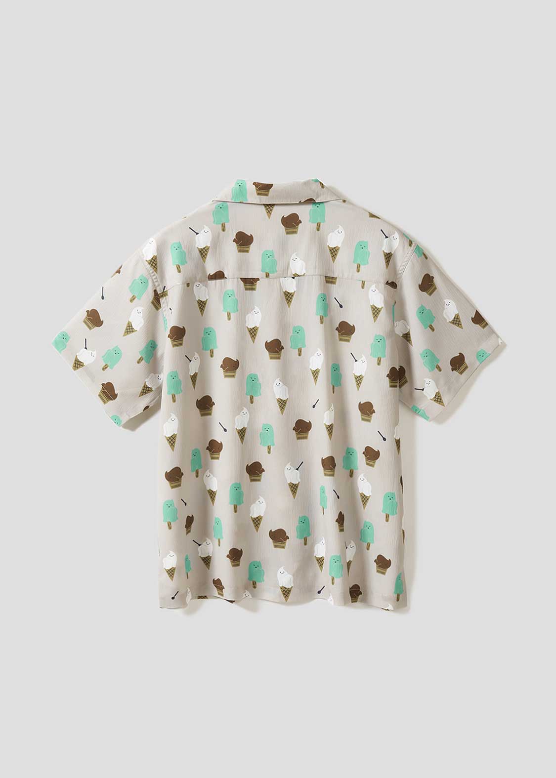 Icebonne | Big Silhouette Open Collar Shirt