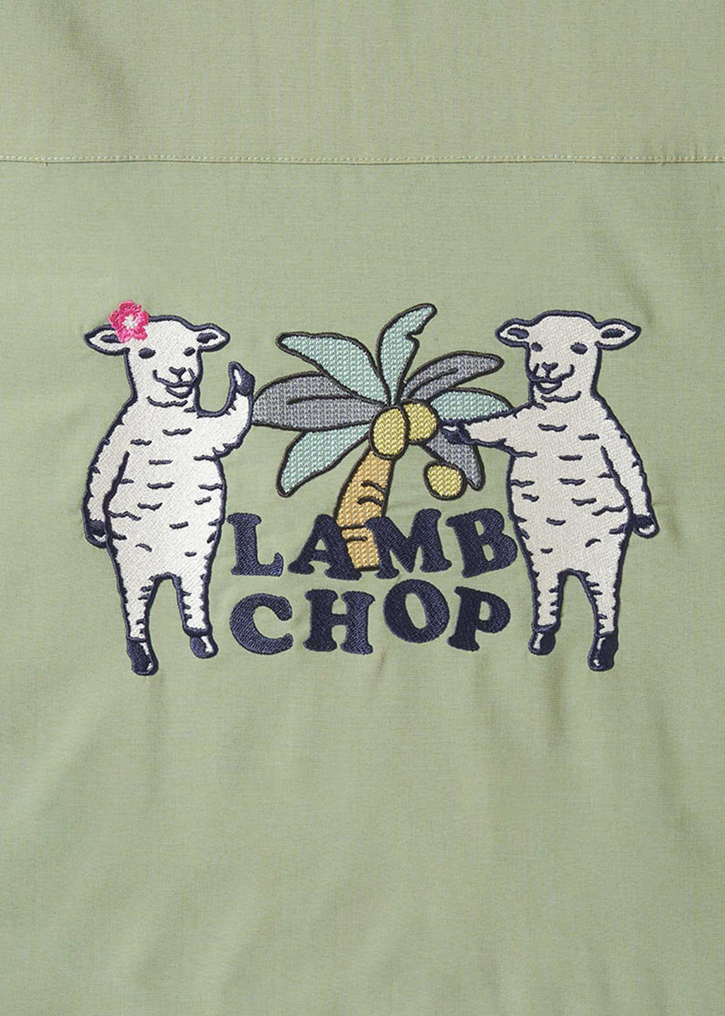 Lambchop | Linen Touch Open Collar Shirt