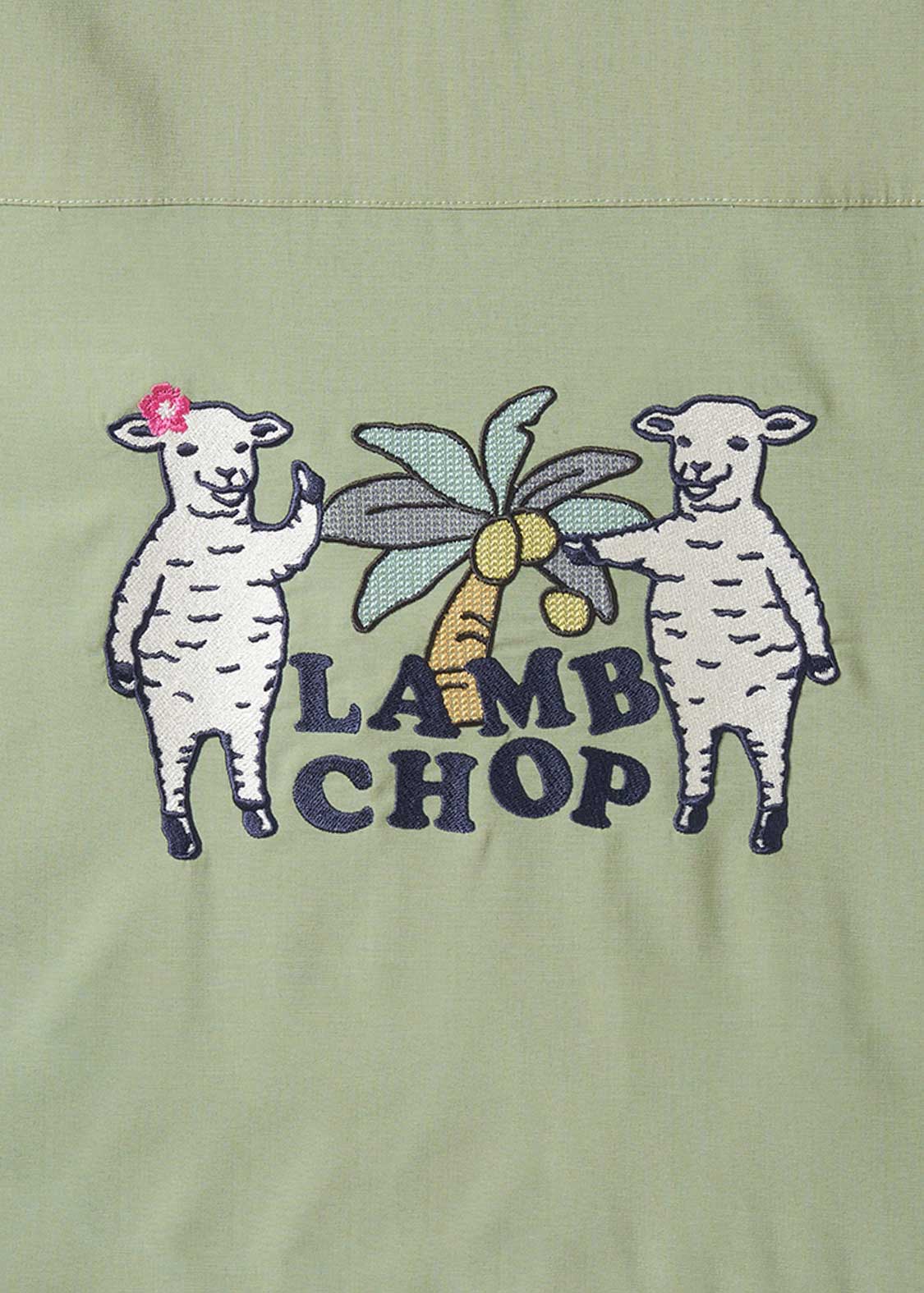 Lambchop | Linen Touch Open Collar Shirt