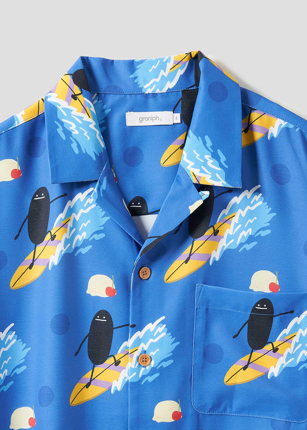 Beautiful Shadow Soda Surf | Open Collar Aloha Shirt