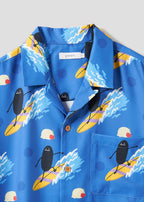 Beautiful Shadow Soda Surf | Open Collar Aloha Shirt