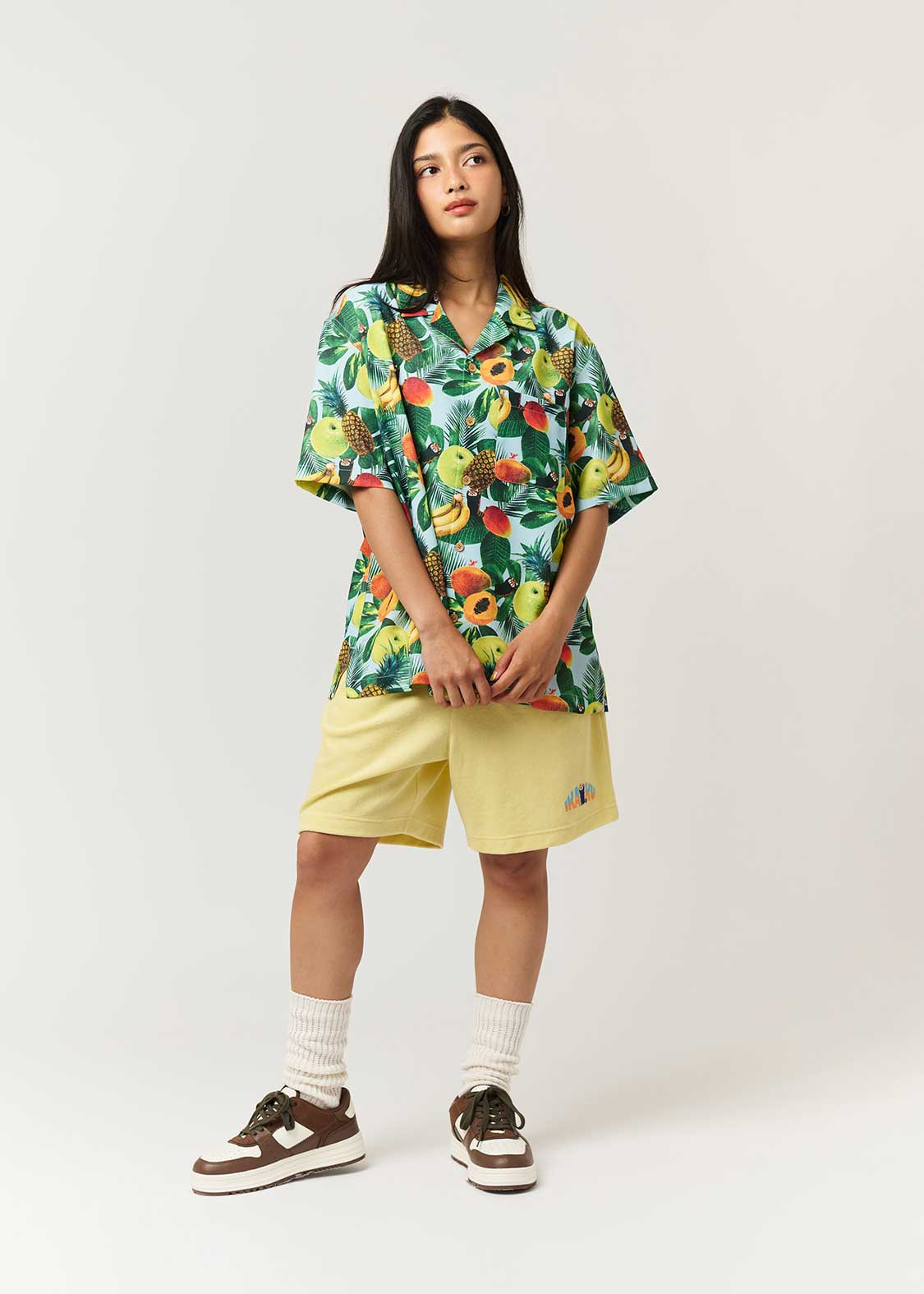 Ikaku | Open Collar Aloha Shirt