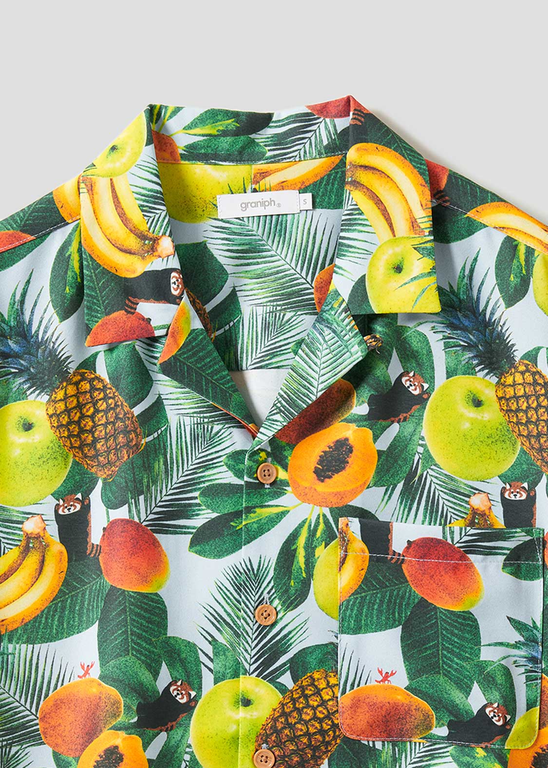 Ikaku | Open Collar Aloha Shirt