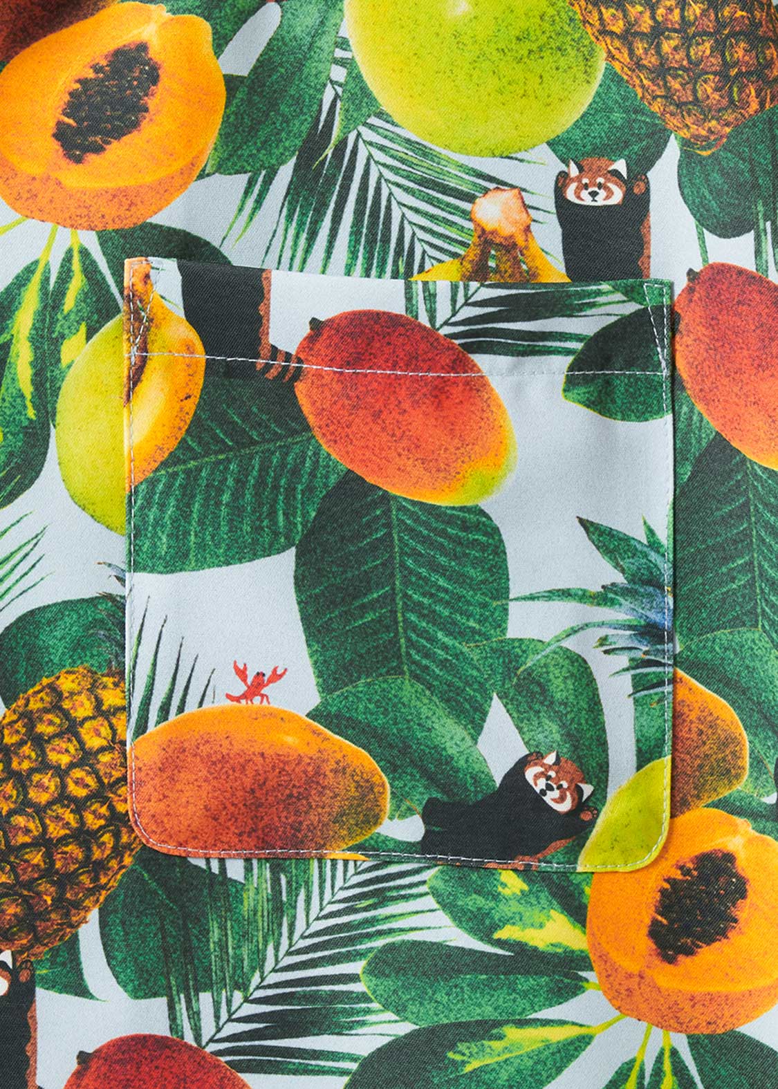 Ikaku | Open Collar Aloha Shirt