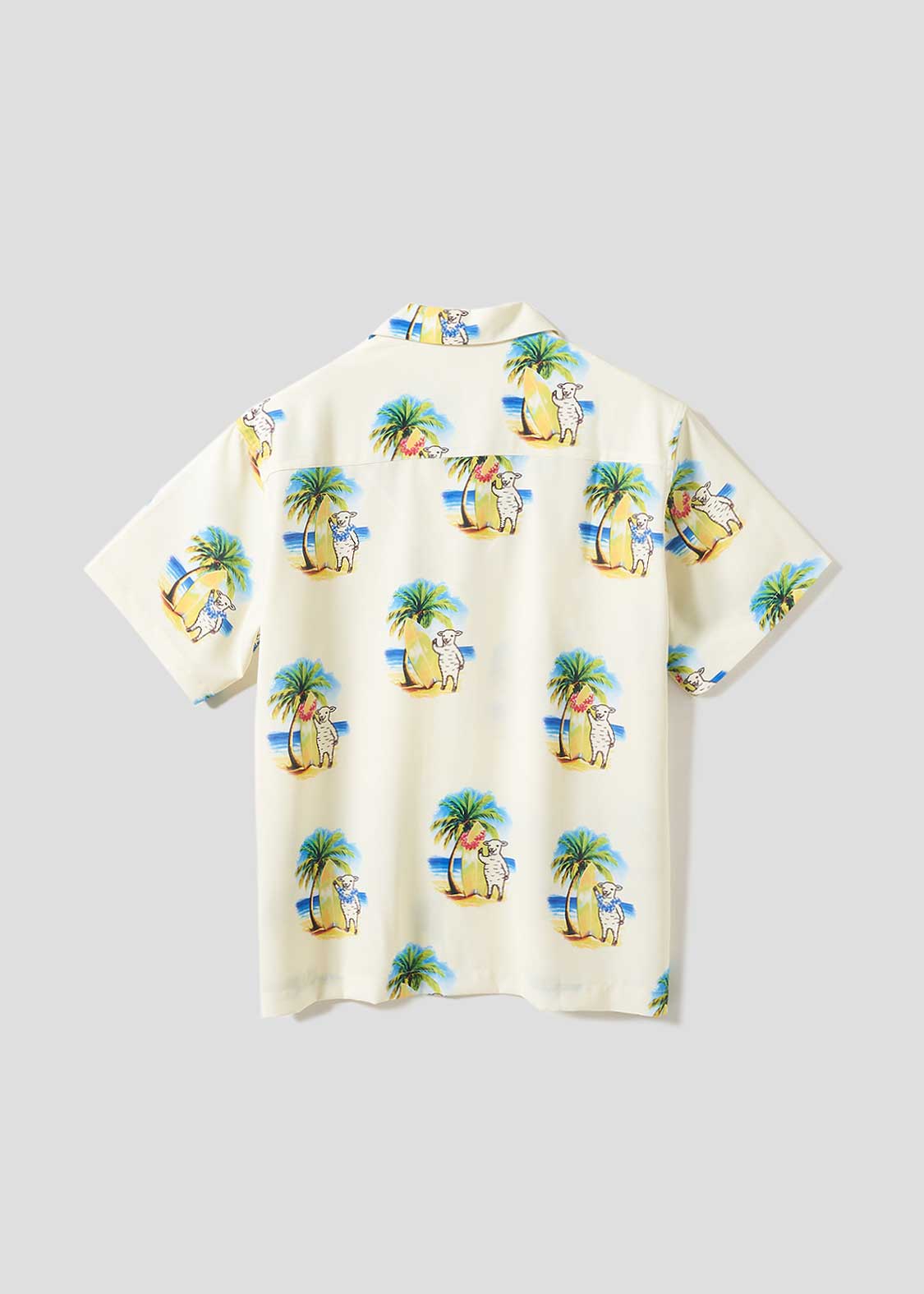 Lamb Chop Surf | Open Collar Aloha Shirt