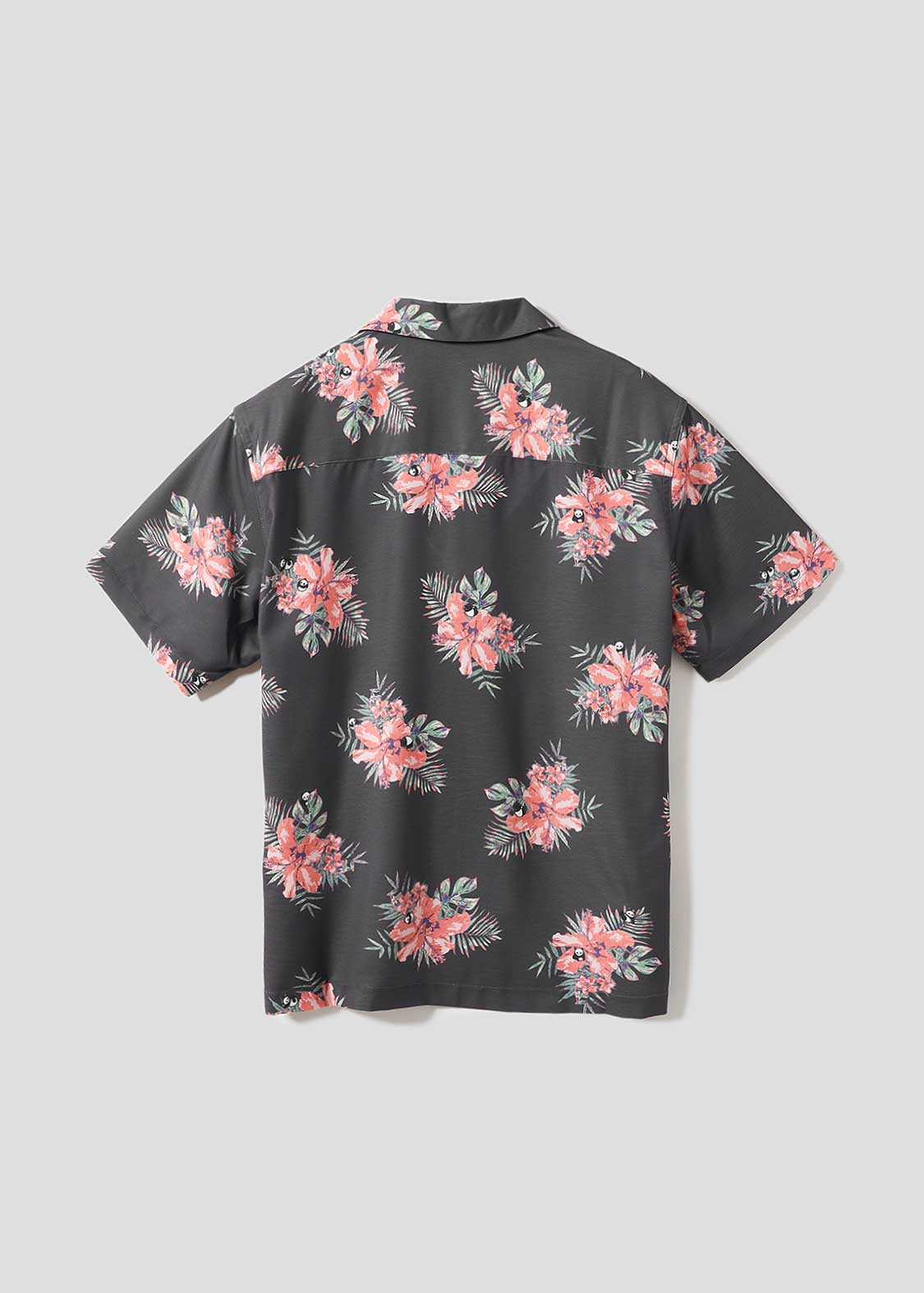 Rolling Pandas Hibiscus | Open Collar Aloha Shirt
