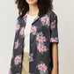 Rolling Pandas Hibiscus | Open Collar Aloha Shirt