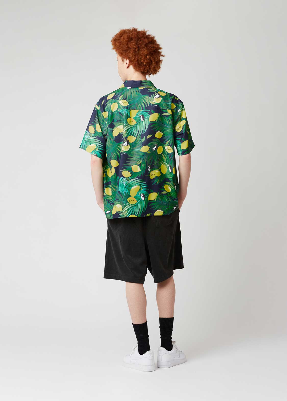 City Boy Penguin | Open Collar Aloha Shirt