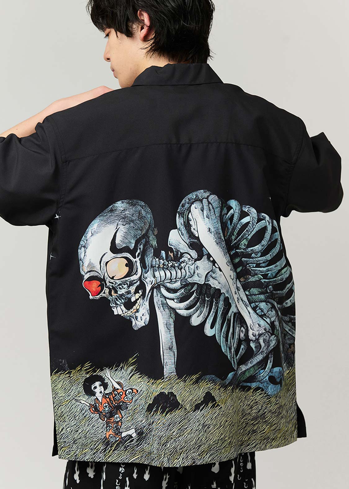 Shigeru Mizuki - Gashadokuro | Polytro Big Silhouette Short Sleeve Shirt