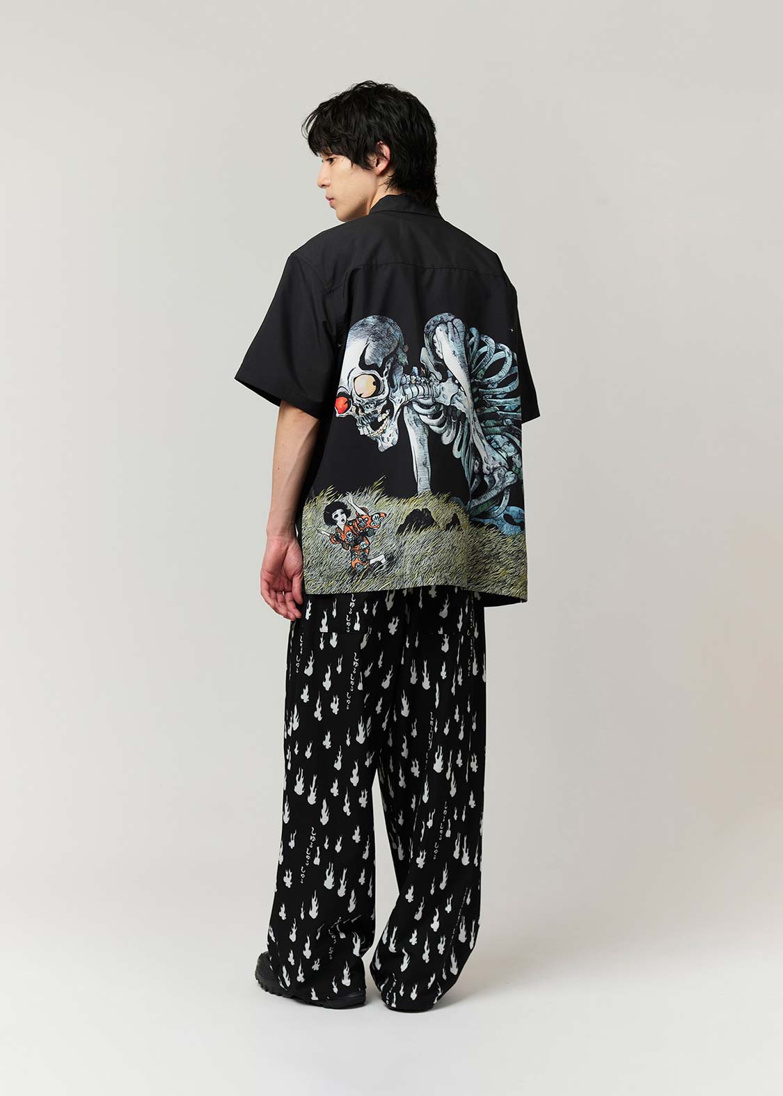 Shigeru Mizuki - Gashadokuro | Polytro Big Silhouette Short Sleeve Shirt
