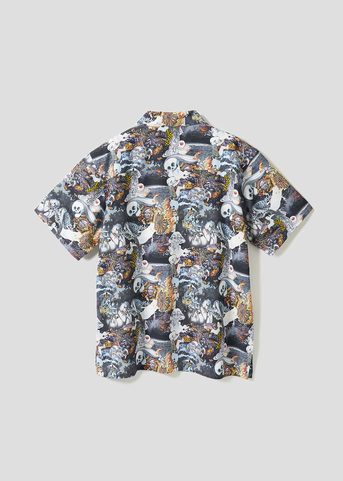 Shigeru Mizuki - Yokai All Stars | Big Silhouette Open Collar Shirt