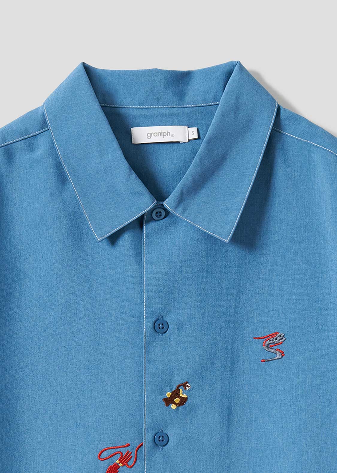 Mysterious Animals | Big Silhouette Poly-Tro Short-Sleeved Shirt