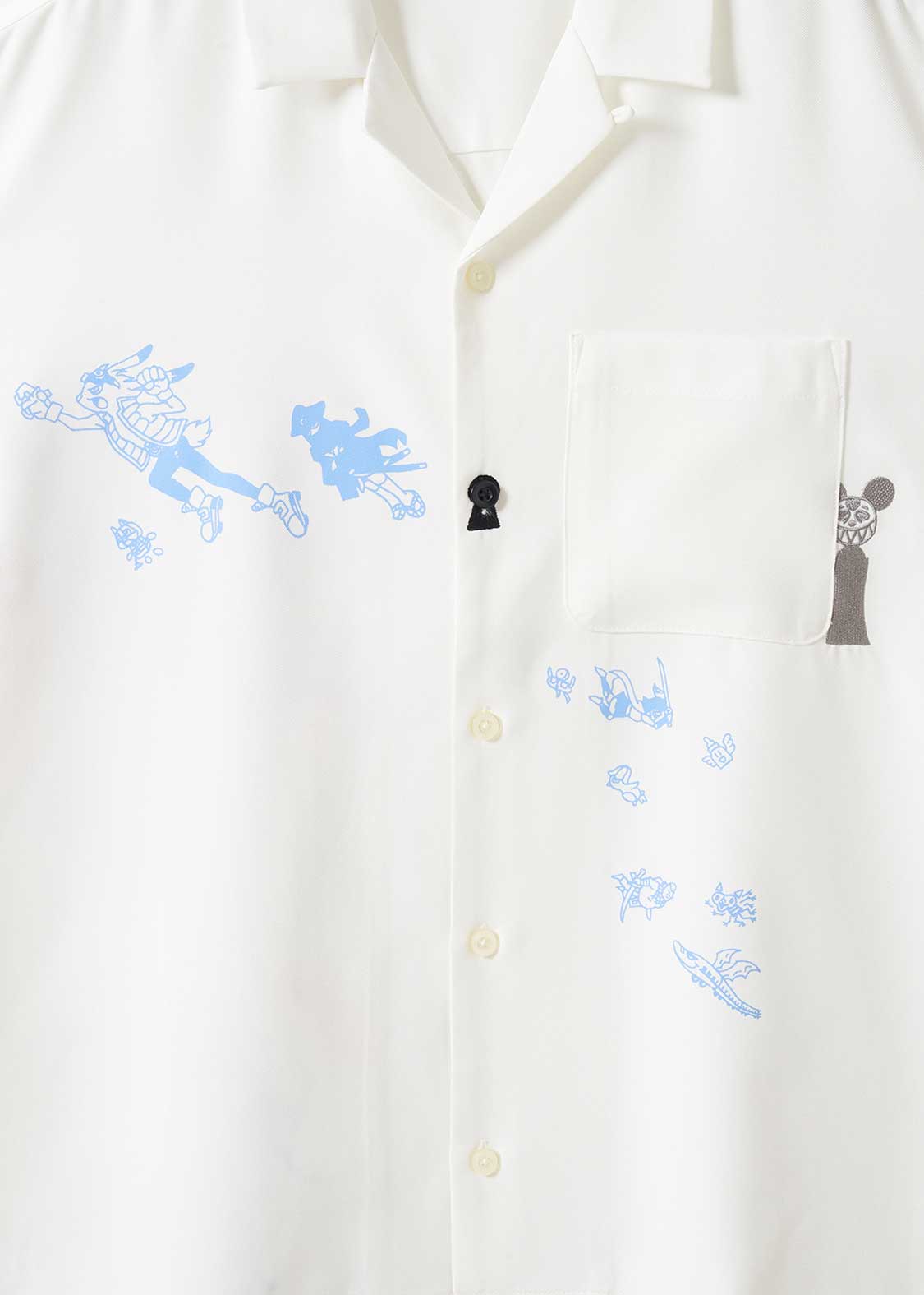Summer Wars | Open Collar Shirt