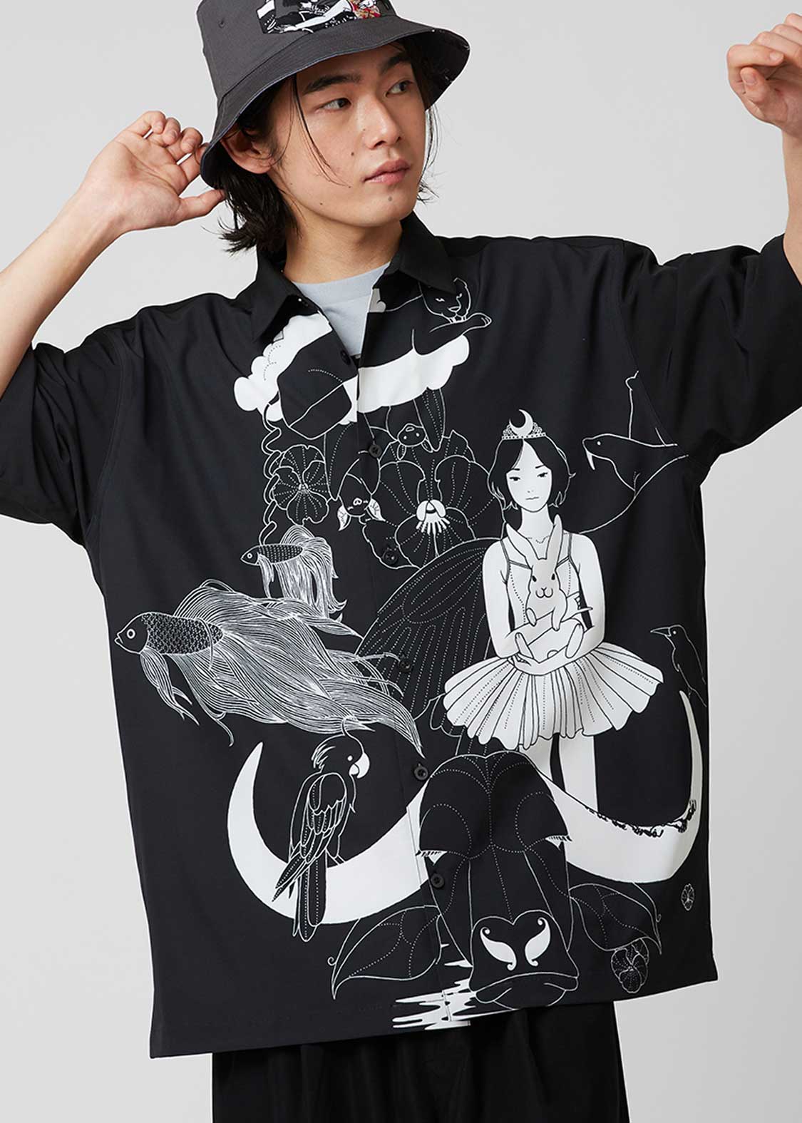 Yusuke Nakamura - Fan Club | Big Silhouette Short Sleeve Shirt