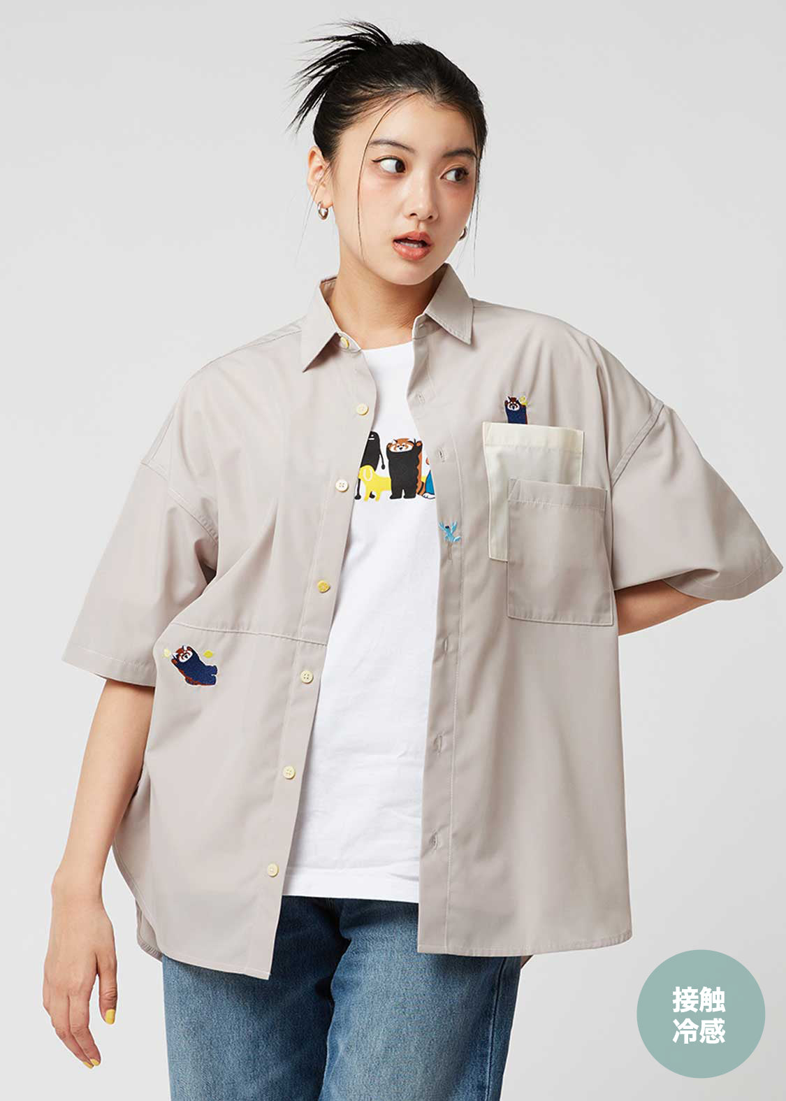 Ikaku Supai | Big Silhouette Short Sleeve Shirt