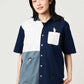 Sakazaki Chiharu – Big Catch | Piqué Combination Short Sleeve Shirt