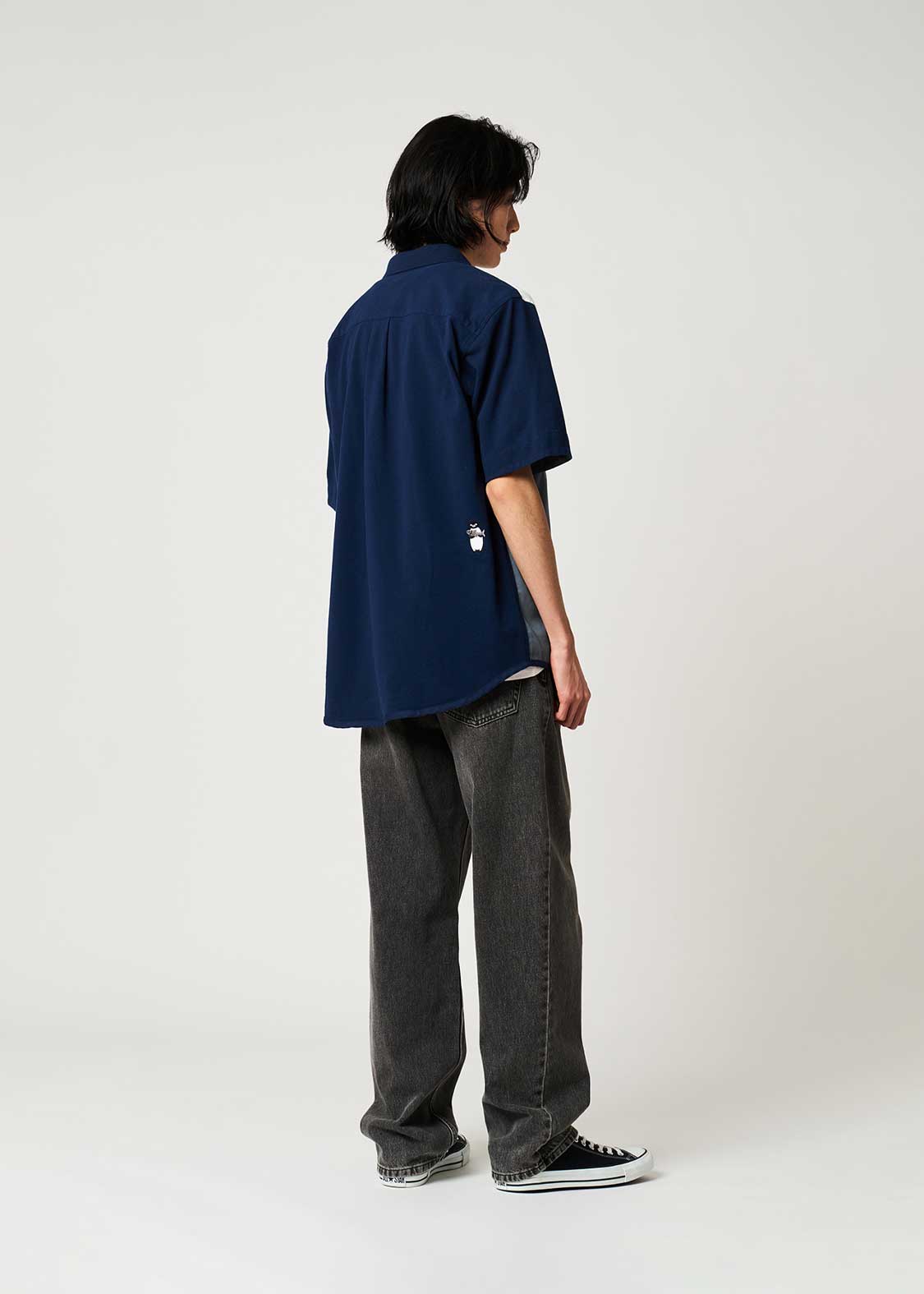 Sakazaki Chiharu – Big Catch | Piqué Combination Short Sleeve Shirt