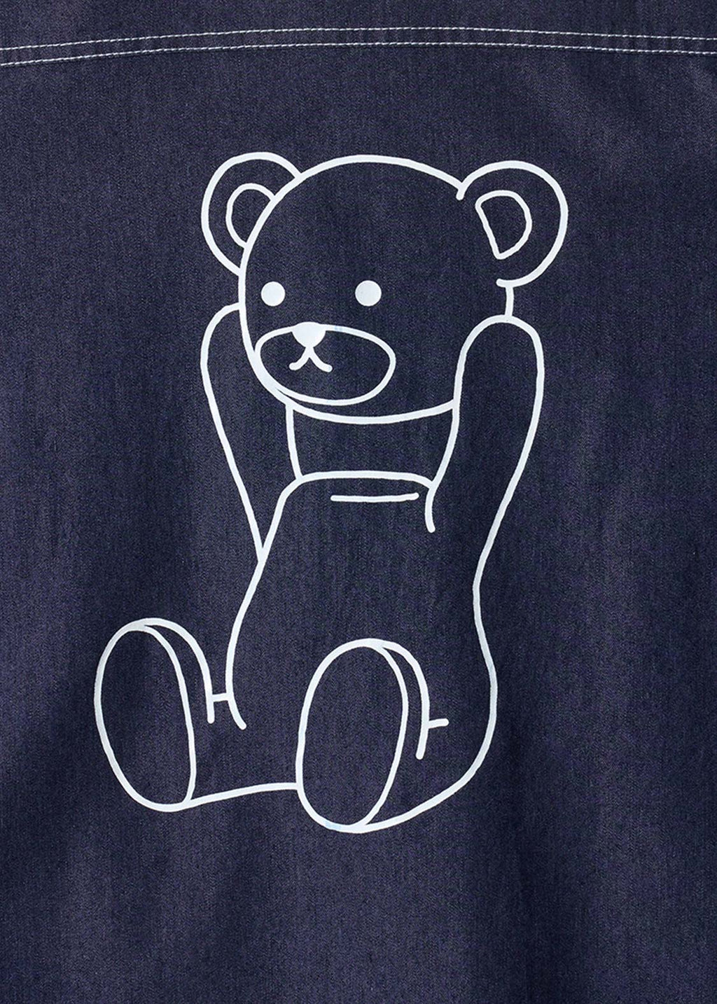 Control Bear BLUE | Dripping Short-Sleeve Shirt