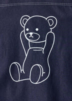Control Bear BLUE | Dripping Short-Sleeve Shirt