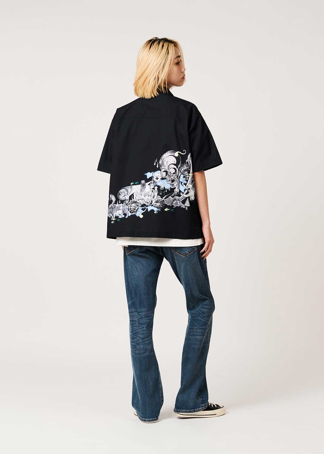 Shigeru Mizuki Hyakkiyakou | Big Short-Sleeve Shirt