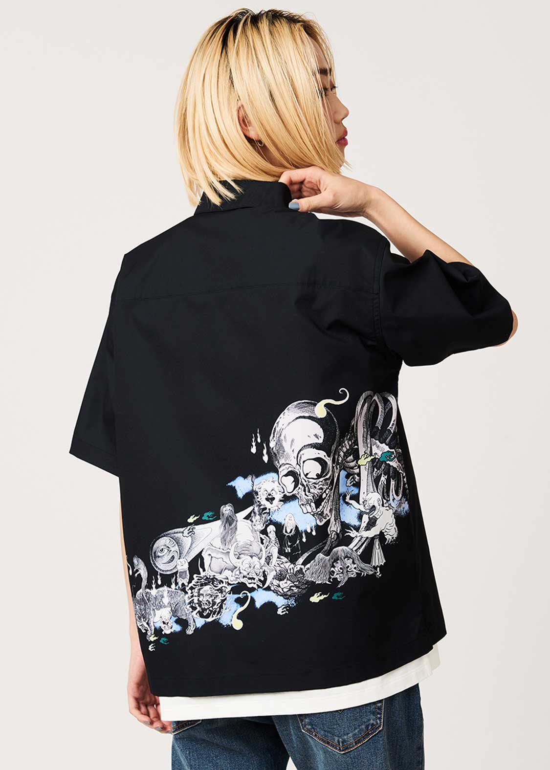 Shigeru Mizuki Hyakkiyakou | Big Short-Sleeve Shirt