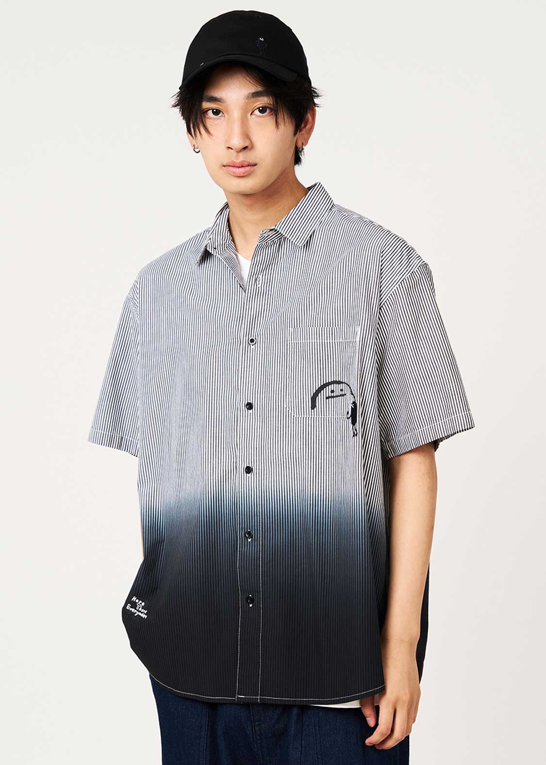 Beautiful Shadow Playful Paint | Short-Sleeve Gradient Shirt