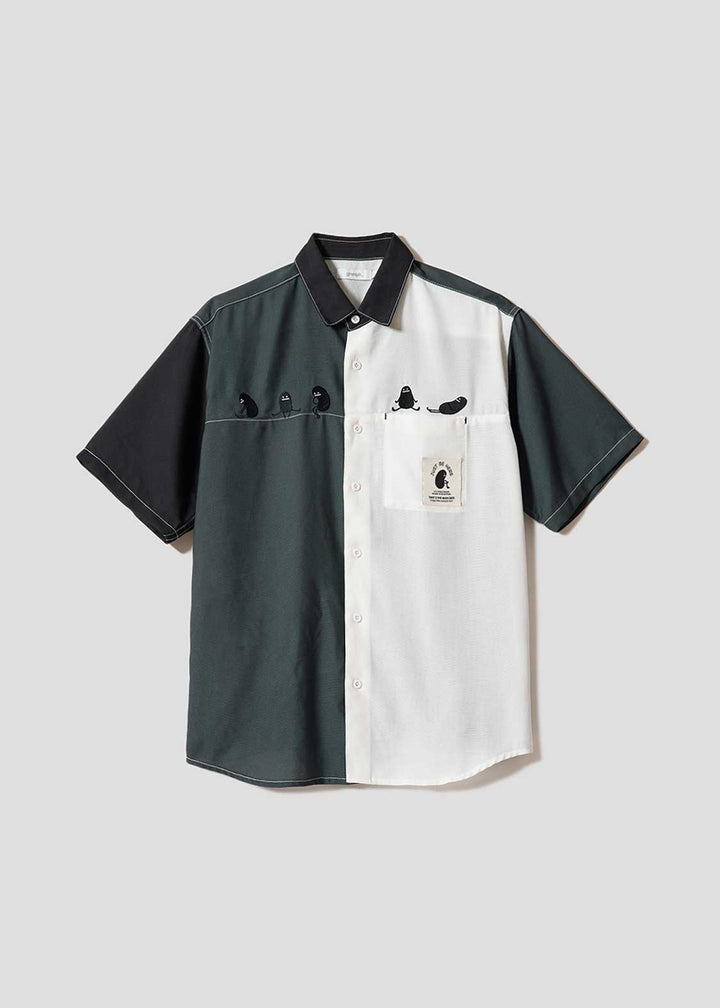 Beautiful Shadow Just Be Here | Loose Short-Sleeve Shirt