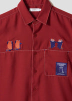 Ikaku Dance 2 | Loose Short-Sleeve Shirt