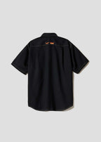 Nagasugiru Inu Meets Hot Dog | Loose Short-Sleeve Shirt