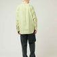 Stripe Big silhouette Long Sleeve Shirt (Hashibiroko)