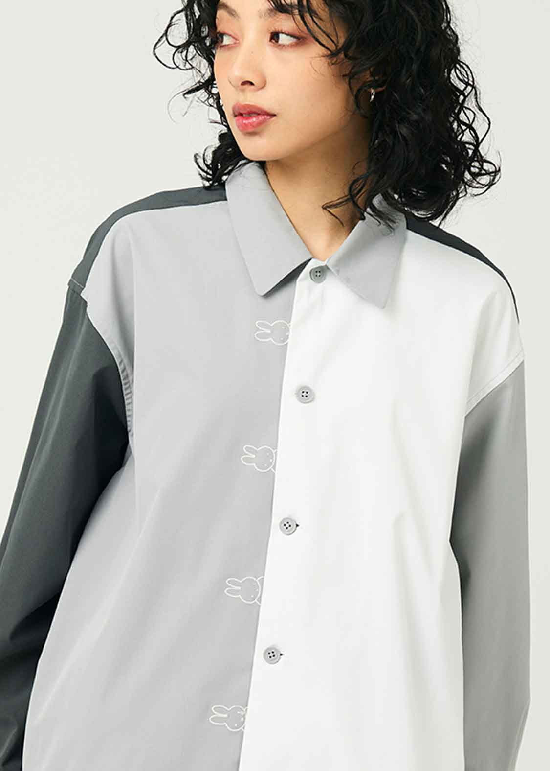 miffy Long Sleeve Coach Shirt (miffy_miffy Variation)