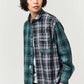 Beautiful Shadow Aliens | Loose Fit Check Shirt