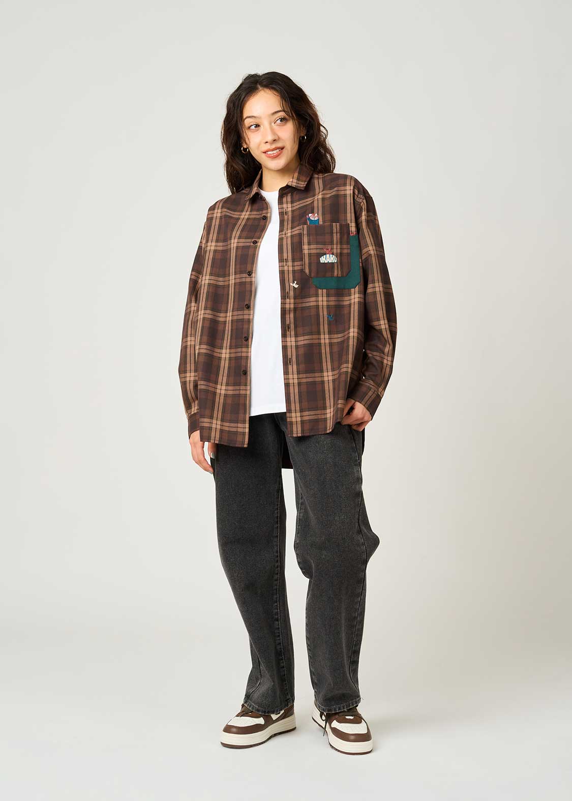 Ikaku Crayfish | Loose Fit Check Shirt