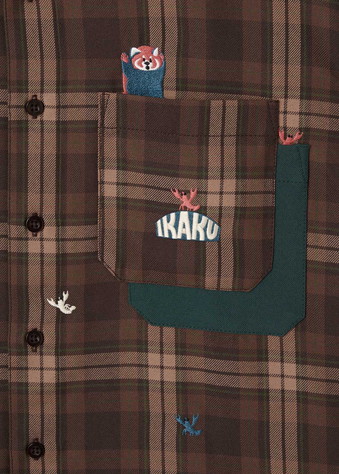Ikaku Crayfish | Loose Fit Check Shirt