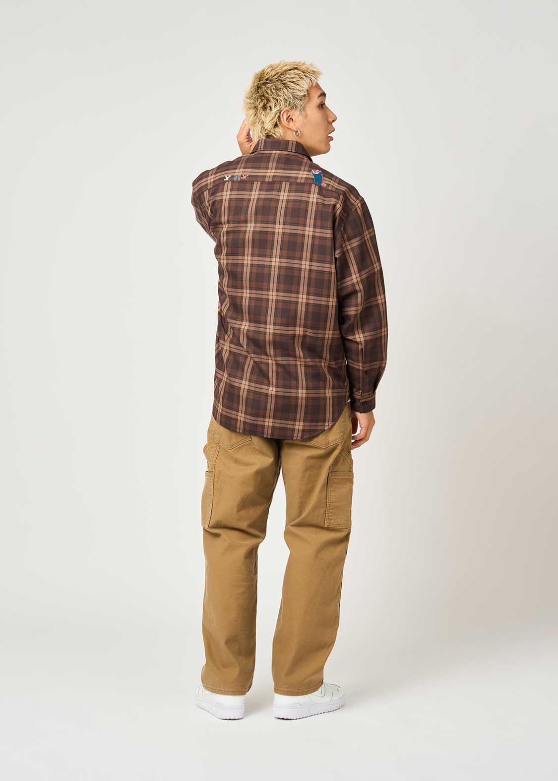 Ikaku Crayfish | Loose Fit Check Shirt