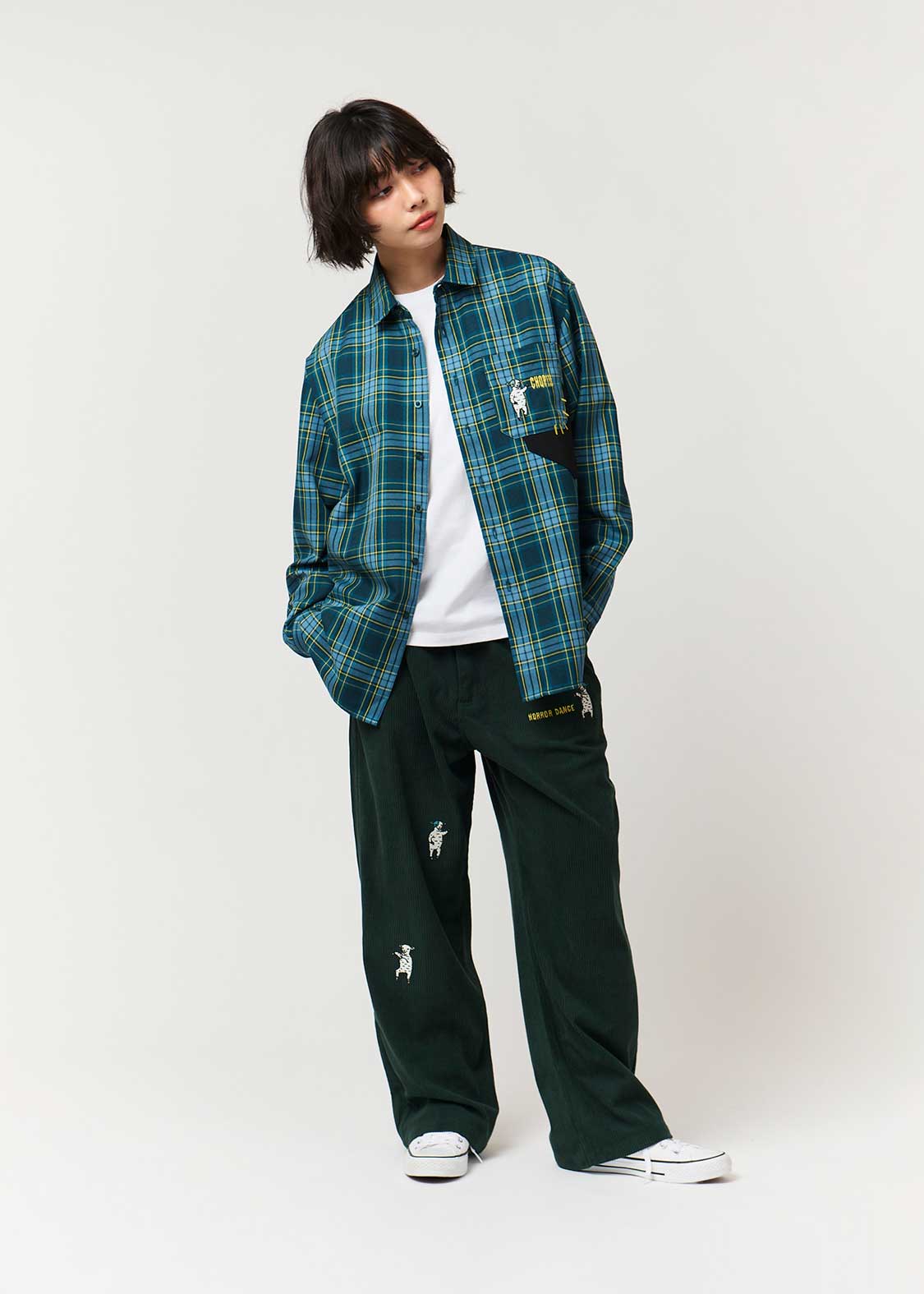 Lambchop Horror Dance | Loose Fit Check Shirt