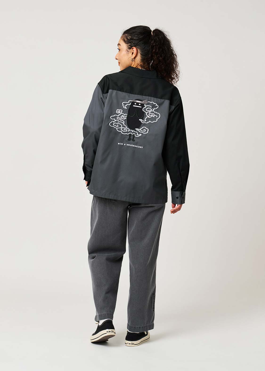 Beautiful Shadow Shinobi | Double Pocket Big Shirt