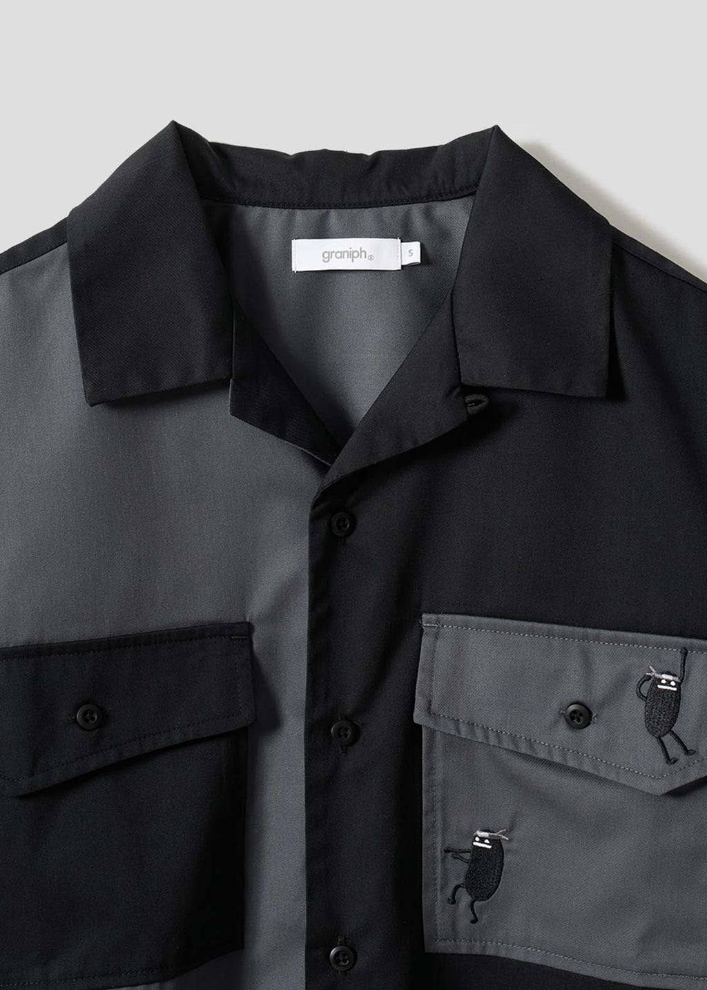 Beautiful Shadow Shinobi | Double Pocket Big Shirt