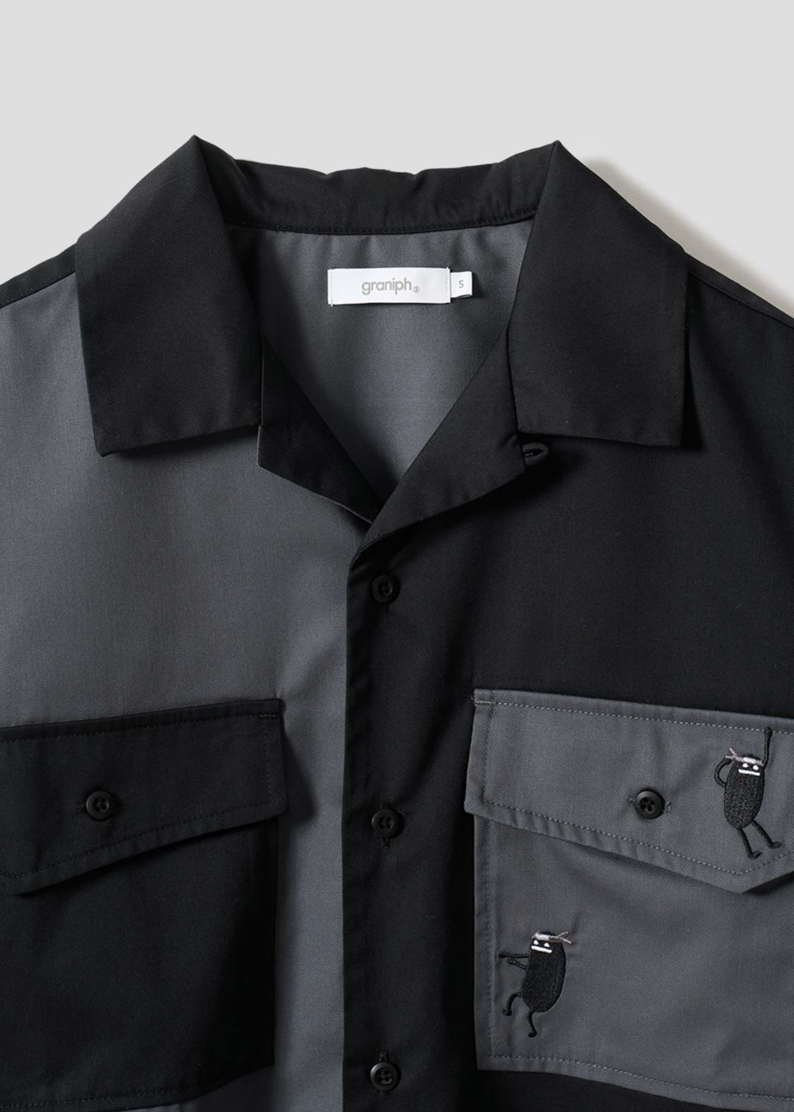 Beautiful Shadow Shinobi | Double Pocket Big Shirt