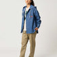 Ikaku Noringo | Denim Big Hooded Shirt