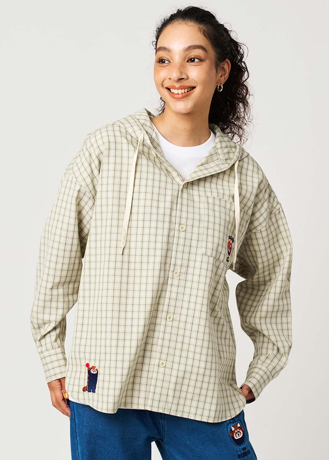 Ikaku Noringo | Big Hooded Shirt