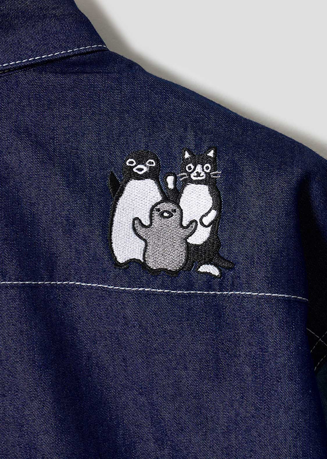 Sakazaki Chiharu – Hyokkori | Denim Loose Shirt