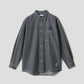 Neko Kaburi Beautiful Shadow | Loose Denim Shirt