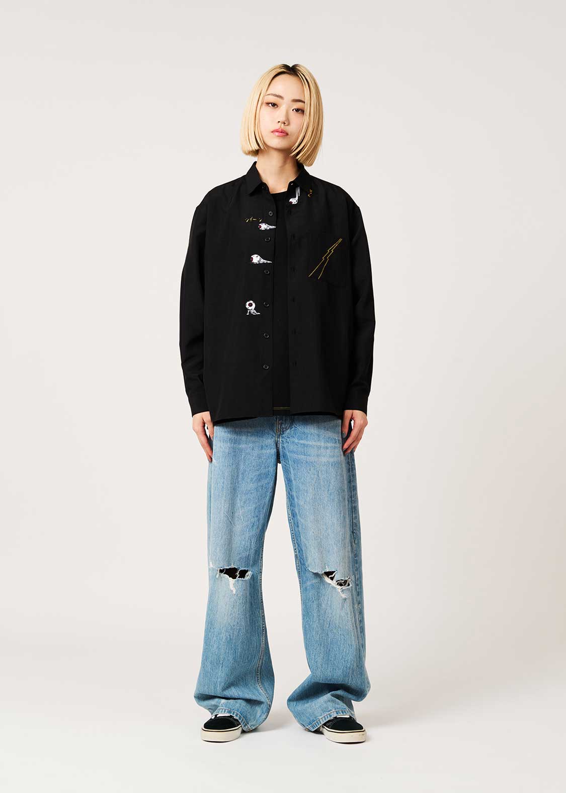 Shigeru Mizuki Pair Rental Love | Loose Shirt